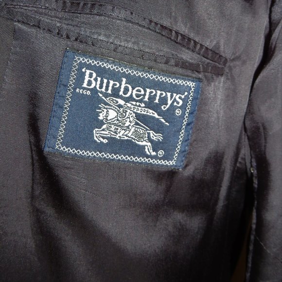 Burberrys Prorsum Super 100 Blue Stripe Two Button Suit 42XL
